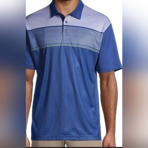 Ben Hogan Performance Polo Shirt Pansy Blue Mens Size Medium
